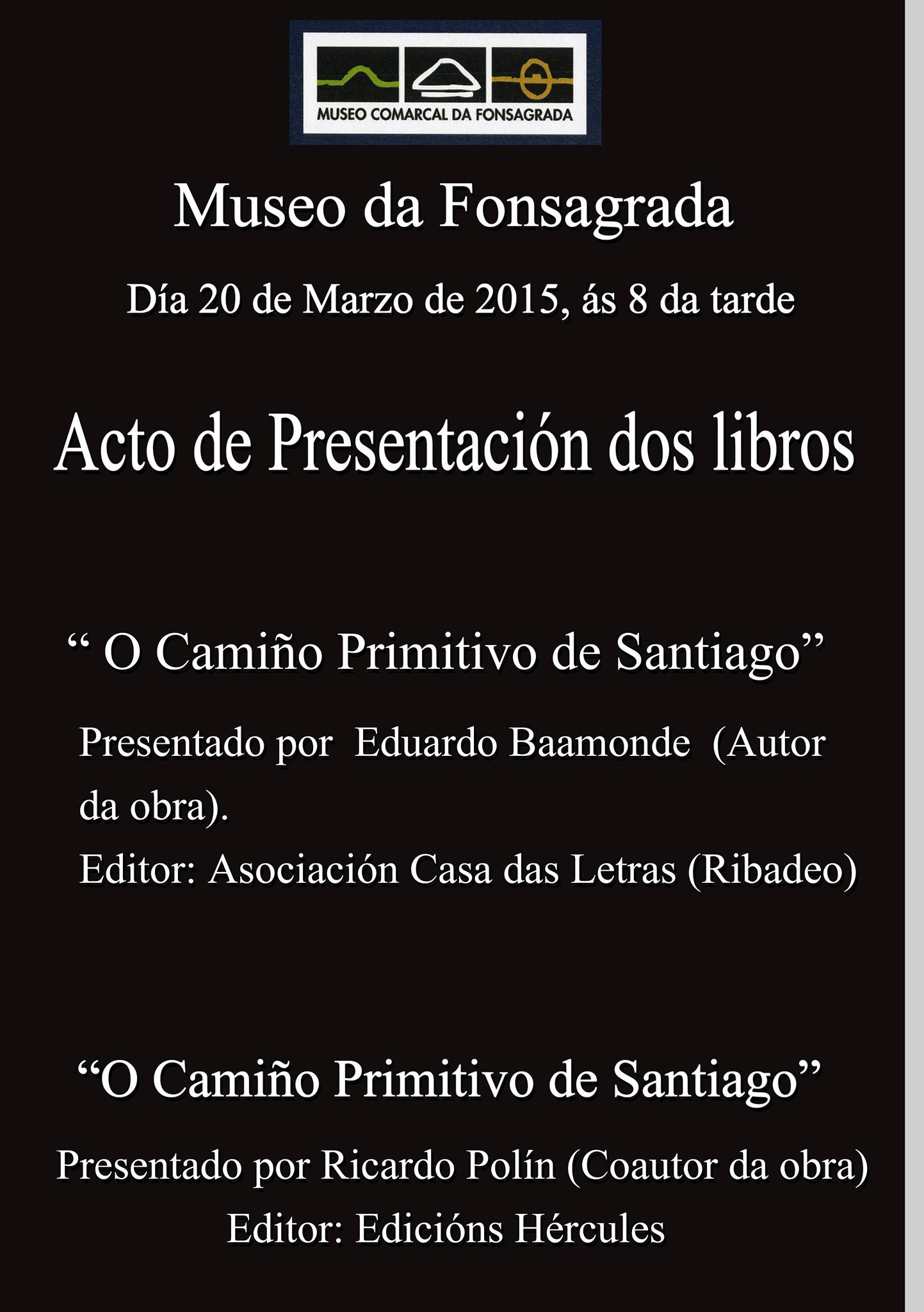 Thumbnail for the post titled: Presentación de dous libros sobre o Camiño Primitivo de Santiago