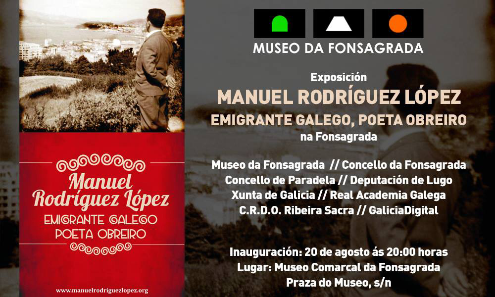 Thumbnail for the post titled: Inauguración da exposición Manuel Rodríguez López. Emigrante galego, poeta obreiro