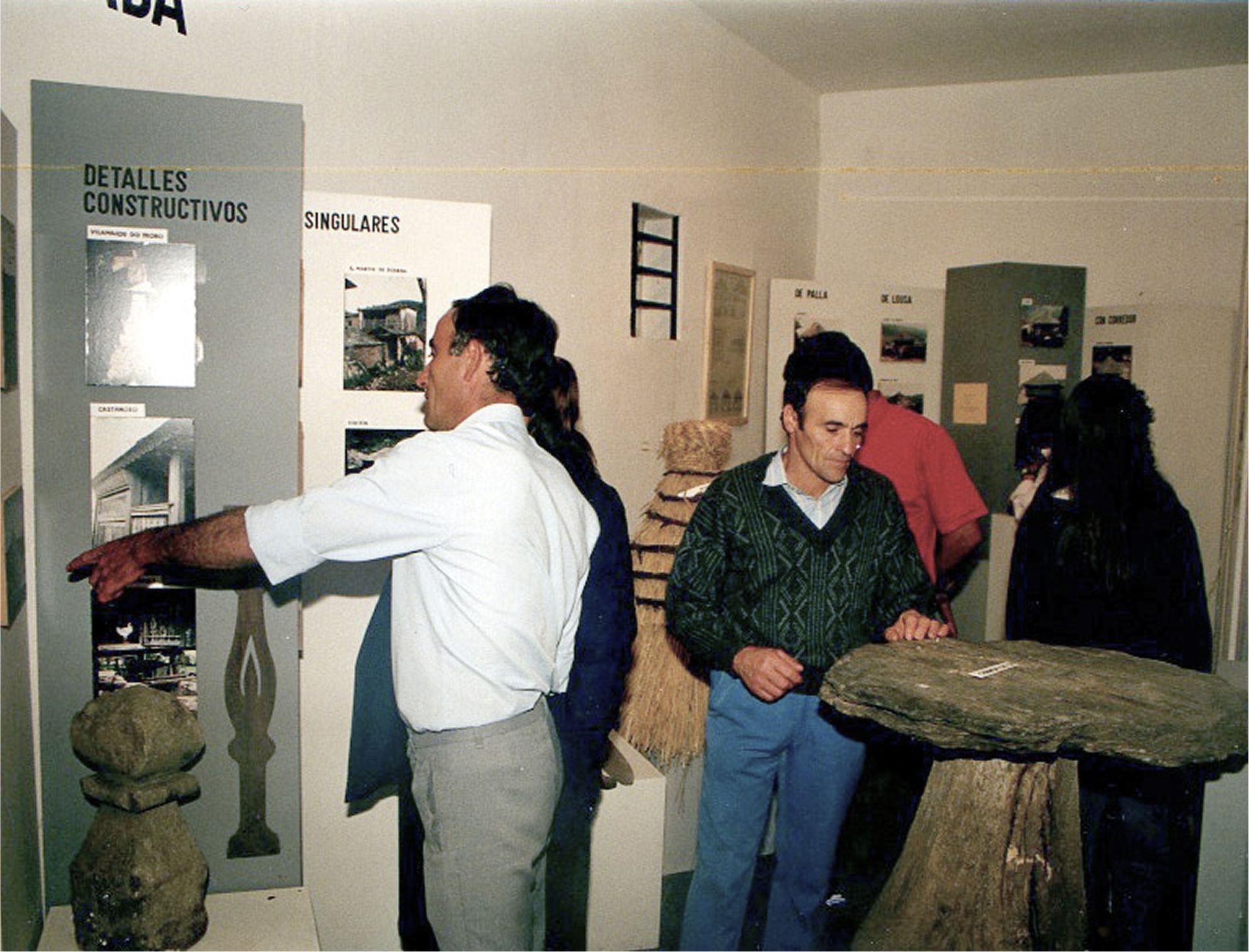 Sala sobre a vivenda na primeira ubicación do Museo.