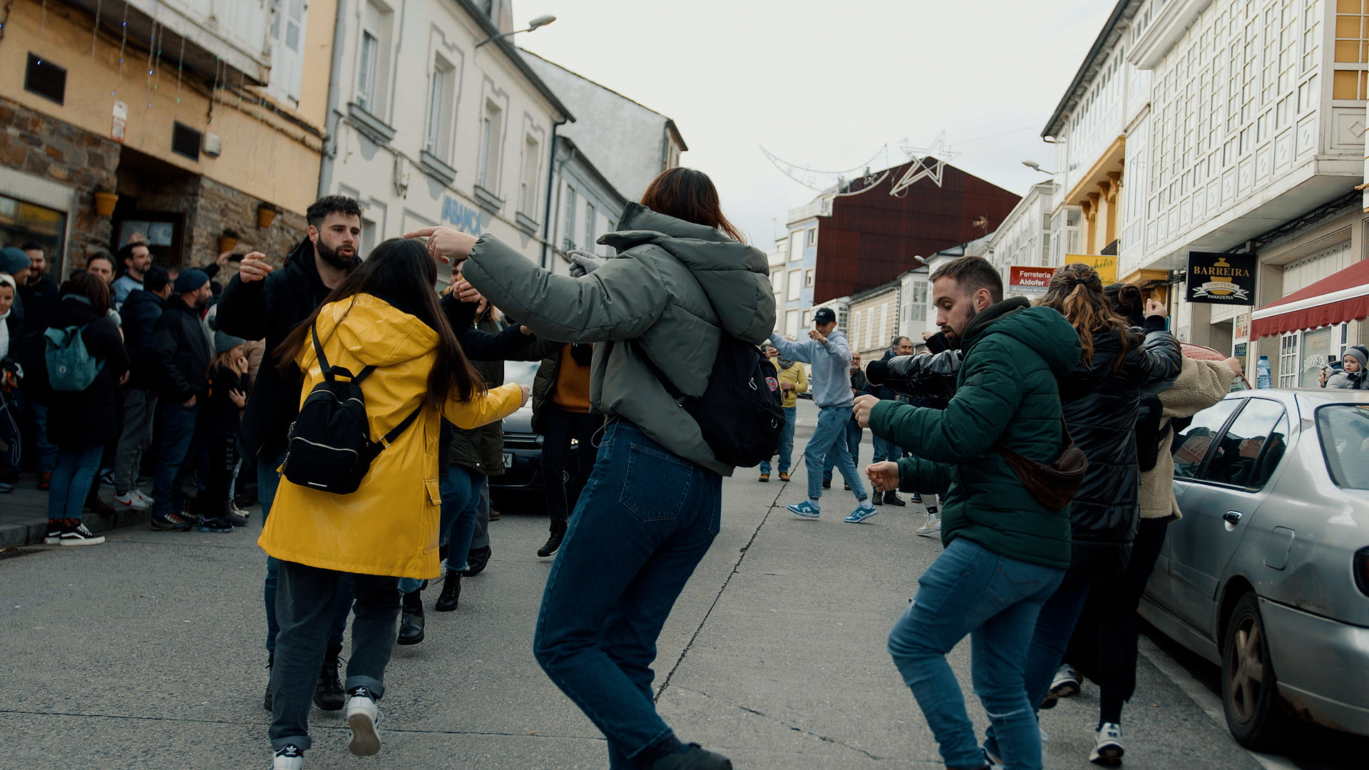 Bailando na rúa. Foliada da Fonsagrada