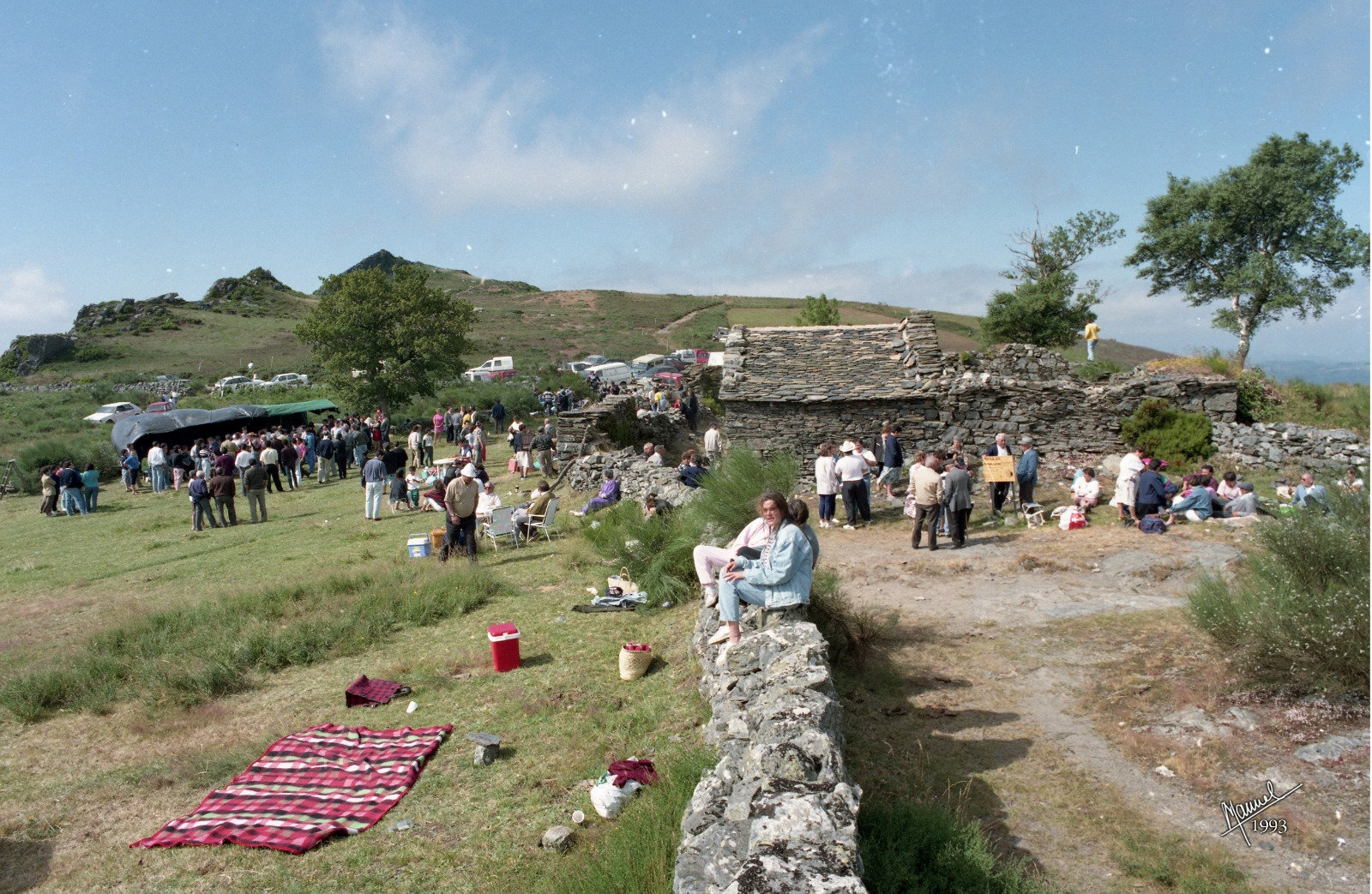 Romeria no Real Hospital de Santiago de Montouto nos anos 90
