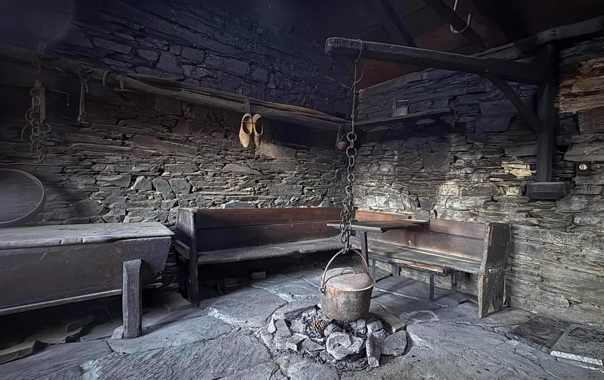 Lareira da casa de Lourenzo de Vilagocende