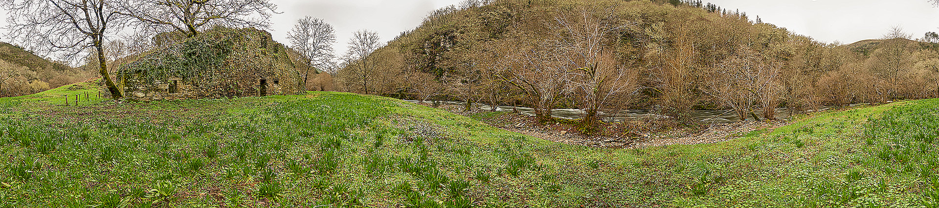 Panorámica da Ferrería do Vilar da Cuíña